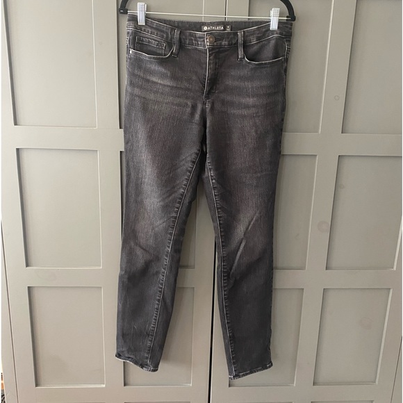 Athleta Denim - Athleta Sculptek Carbon Gray Skinny Jeans